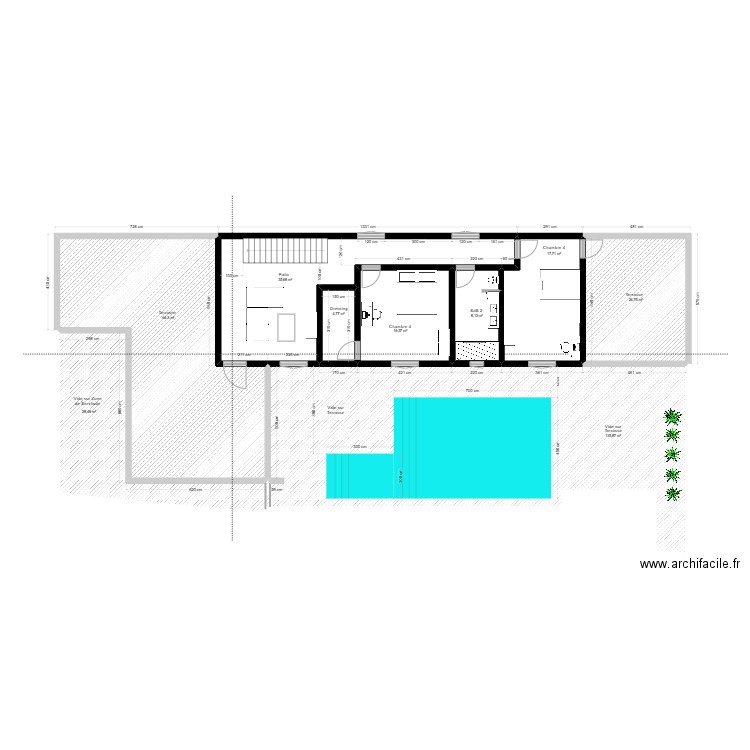 Etage villa dream. Plan de 9 pièces et 316 m2