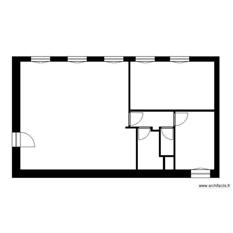 SCI DU COQ 14. Plan de 7 pièces et 78 m2