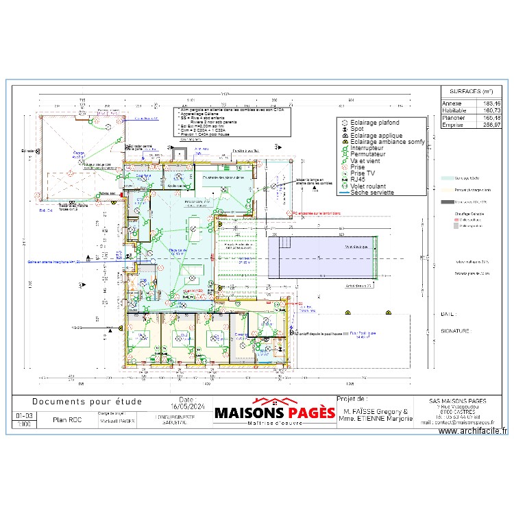 FAÏSSE. Plan de 0 pièce et 0 m2