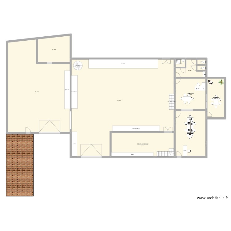 tech2o. Plan de 11 pièces et 525 m2