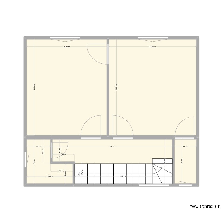 MATHILDE MONTAIGNE 1. Plan de 7 pièces et 73 m2