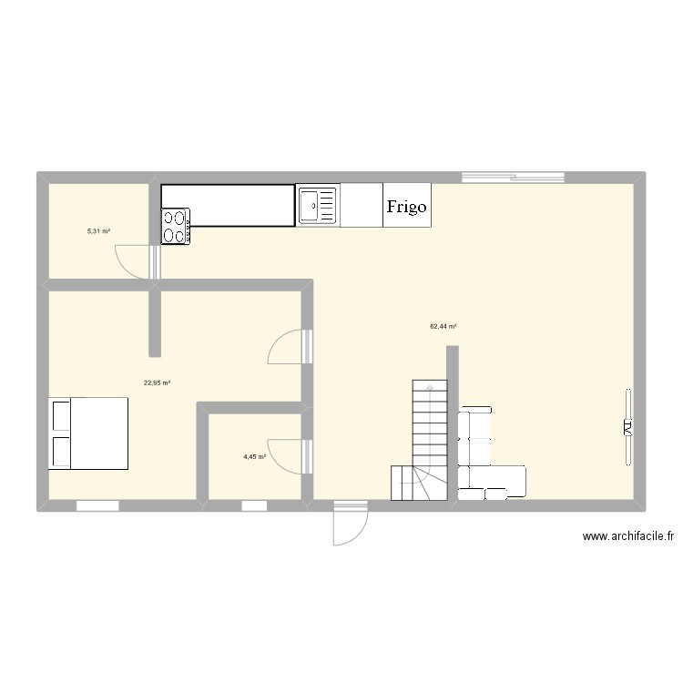 garenaux.sohan. Plan de 4 pièces et 95 m2