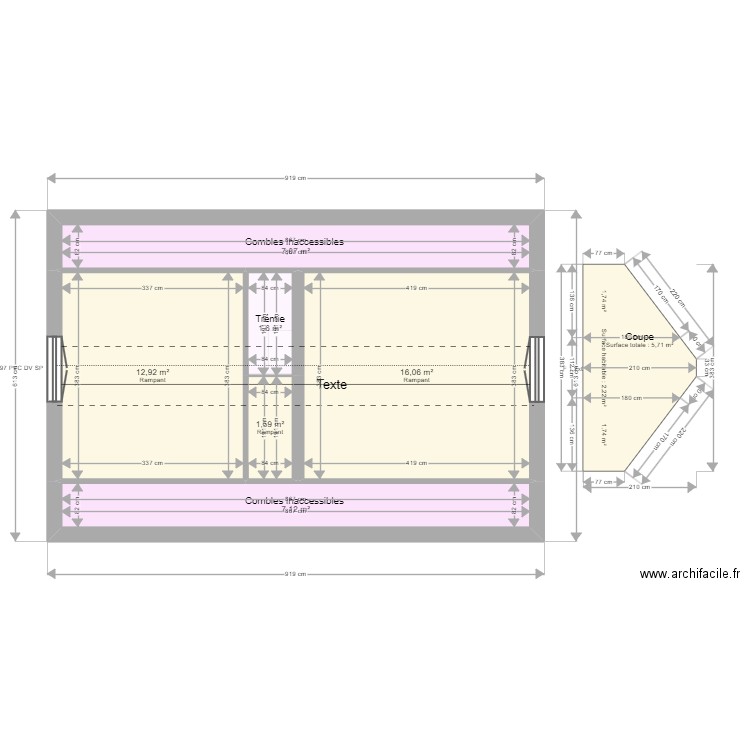 ML24008070. Plan de 17 pièces et 141 m2