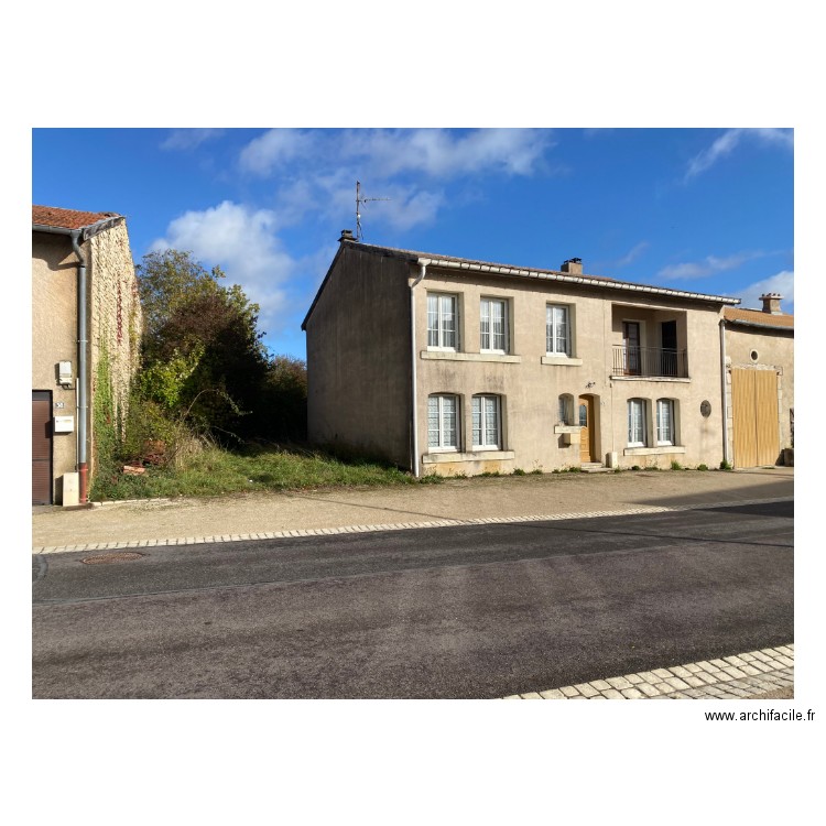 Facade. Plan de 0 pièce et 0 m2