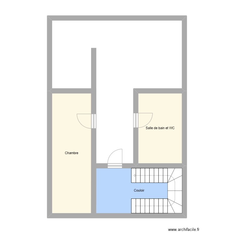 Marcko. Plan de 3 pièces et 36 m2