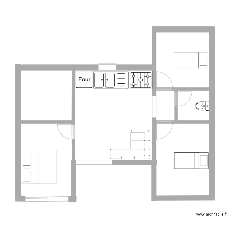 fathi plan. Plan de 0 pièce et 0 m2