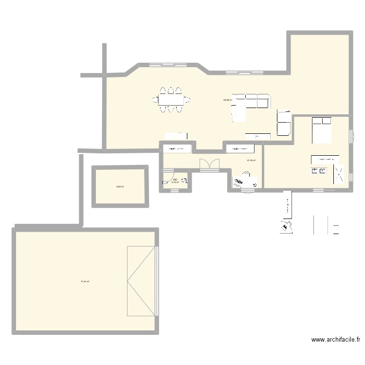 Last chance 2. Plan de 5 pièces et 218 m2