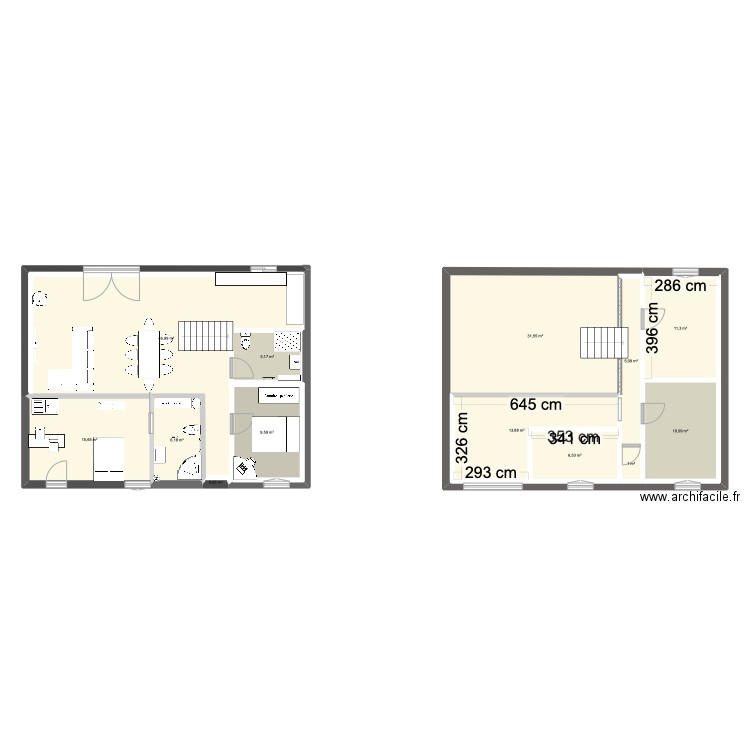 GAEL RDC . Plan de 13 pièces et 170 m2