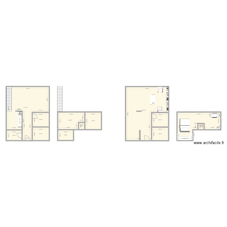 244 sherbrooke. Plan de 8 pièces et 79 m2