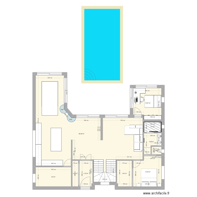 Maison Nangy 28.01.25. Plan de 10 pièces et 129 m2