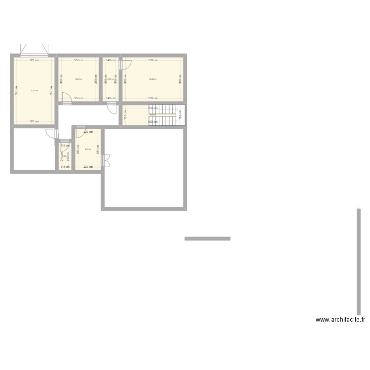 salim89. Plan de 7 pièces et 82 m2