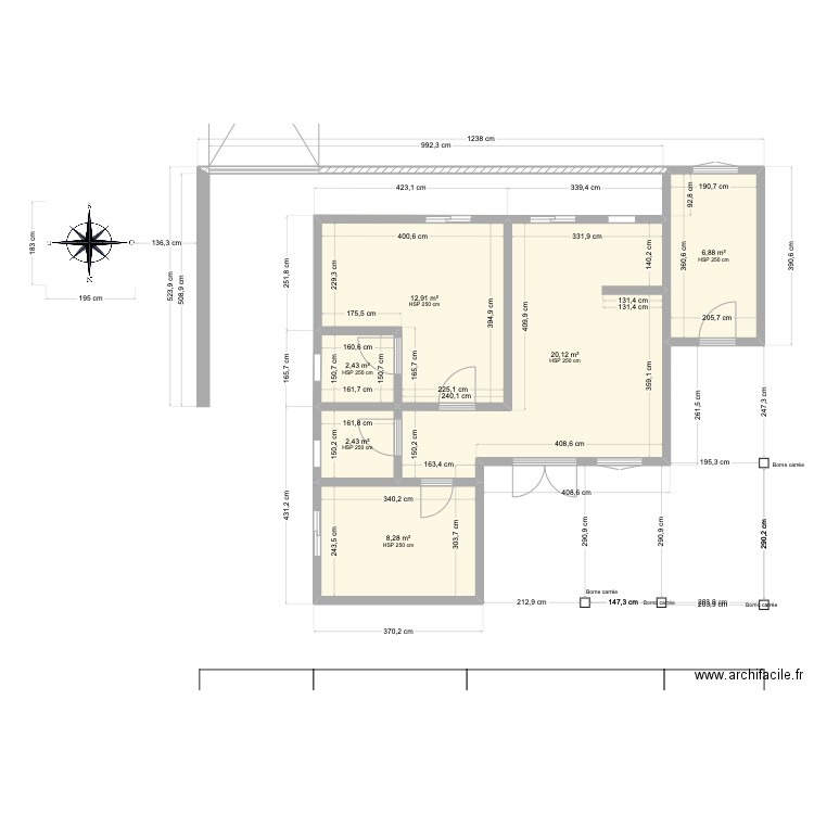 kodio_plan7. Plan de 16 pièces et 123 m2