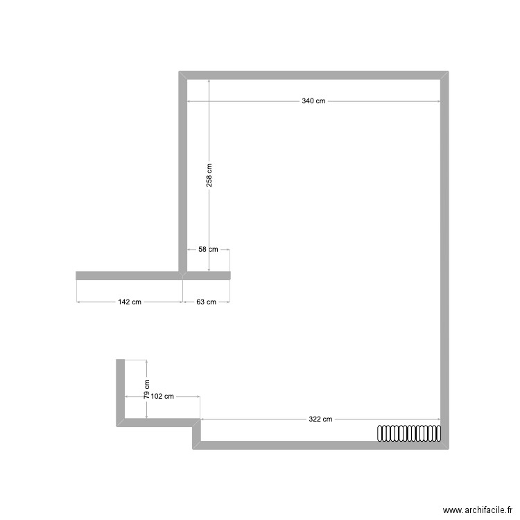 Salon. Plan de 0 pièce et 0 m2