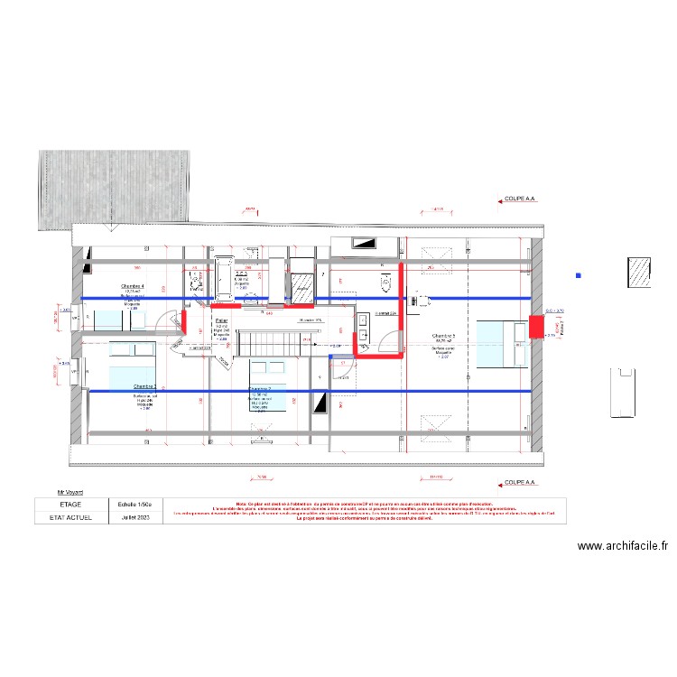 Plan Etage 2. Plan de 0 pièce et 0 m2