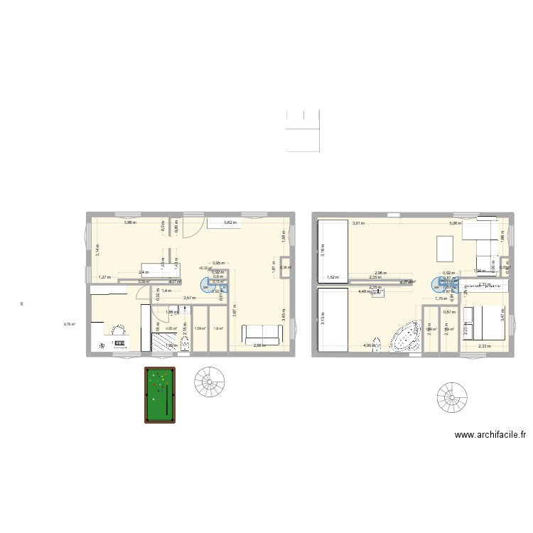 maison Adrien RDC 08mars 2025. Plan de 16 pièces et 114 m2