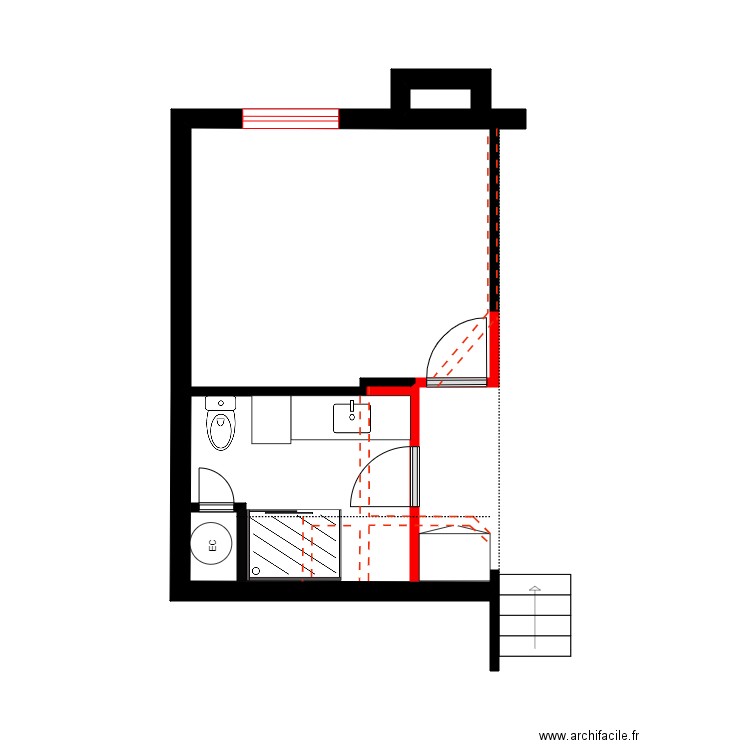 Giguère 7. Plan de 1 pièce et 0 m2