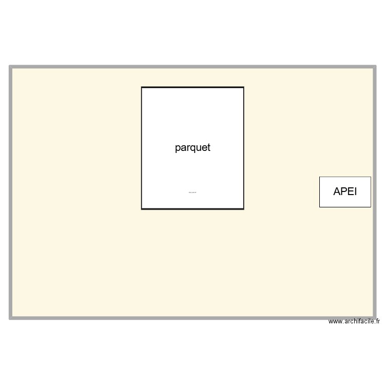 Condé espace. Plan de 1 pièce et 833 m2