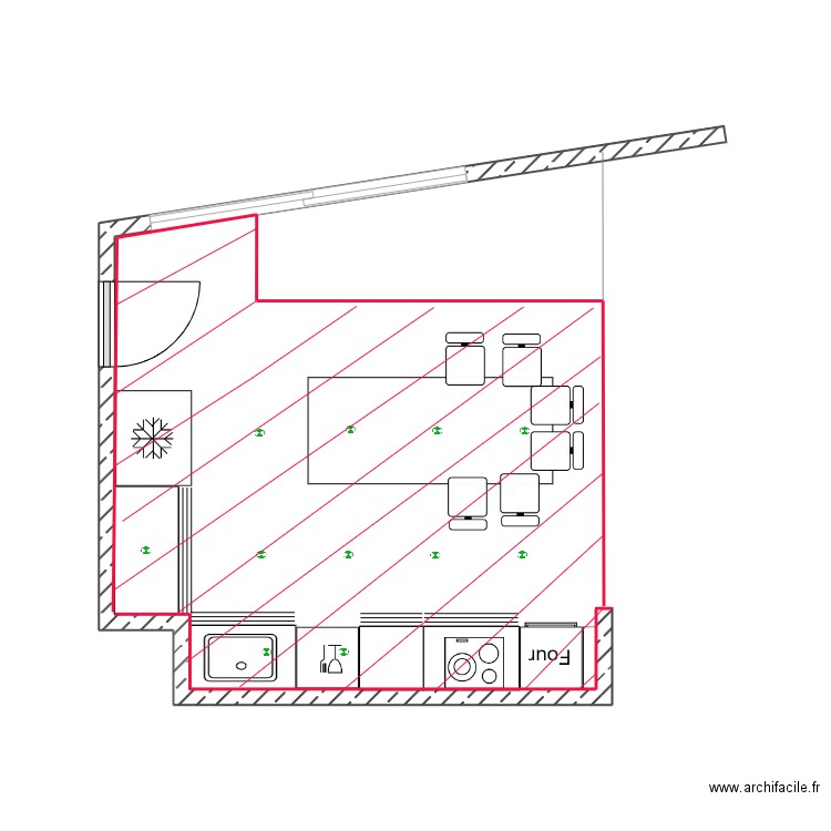 Cuisine NAE. Plan de 0 pièce et 0 m2