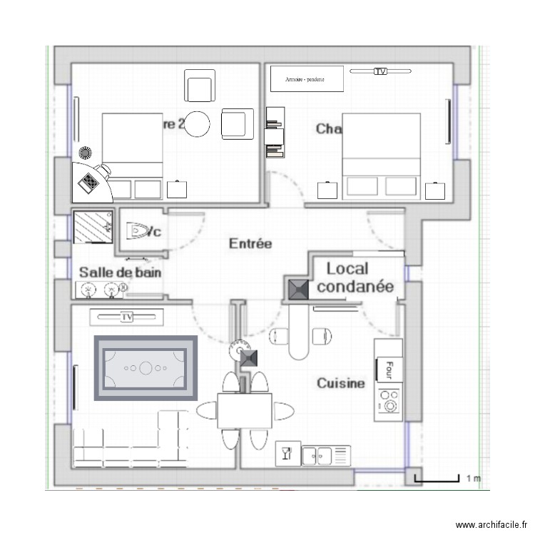 VERSION 2. Plan de 0 pièce et 0 m2