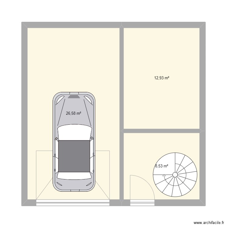 RDC. Plan de 0 pièce et 0 m2