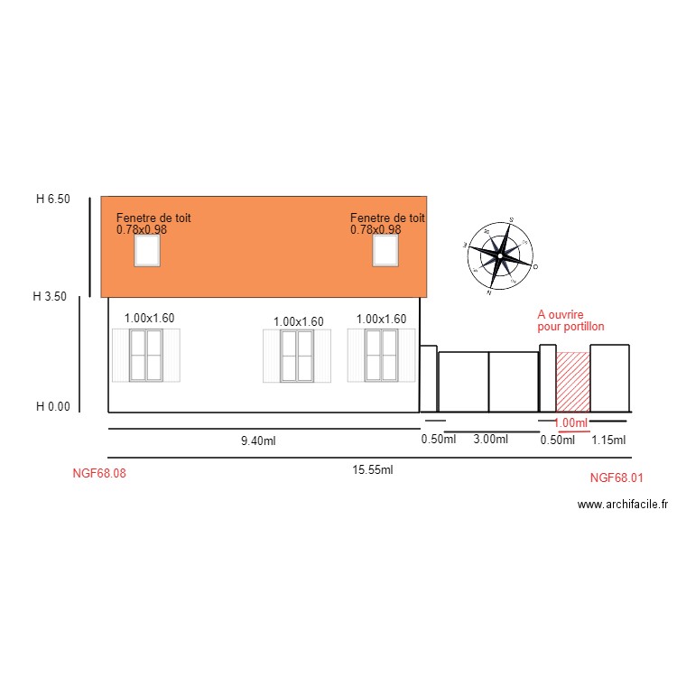 DP4  SERBONNES . Plan de 0 pièce et 0 m2