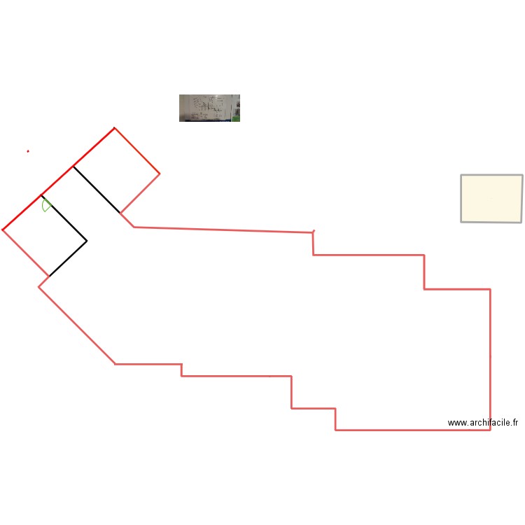 Résidence 1 . Plan de 1 pièce et 581 m2