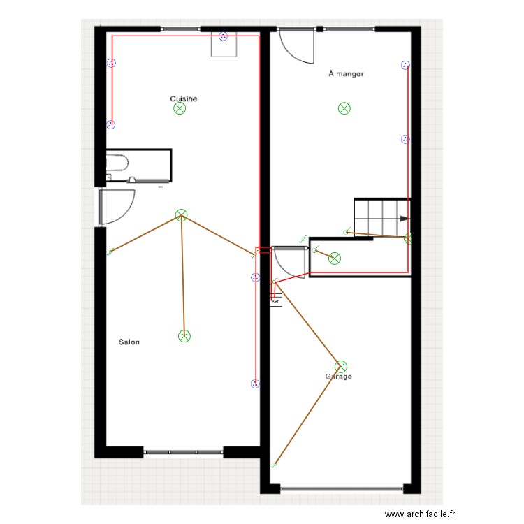 Maison St-yorre. Plan de 0 pièce et 0 m2