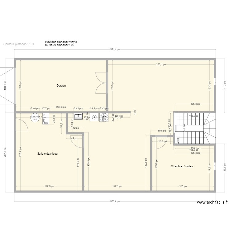 3700 Hochelaga RDC. Plan de 15 pièces et 207 m2