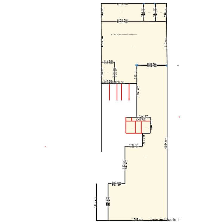 plan-masse-exterieur-boulangerie. Plan de 11 pièces et 986 m2