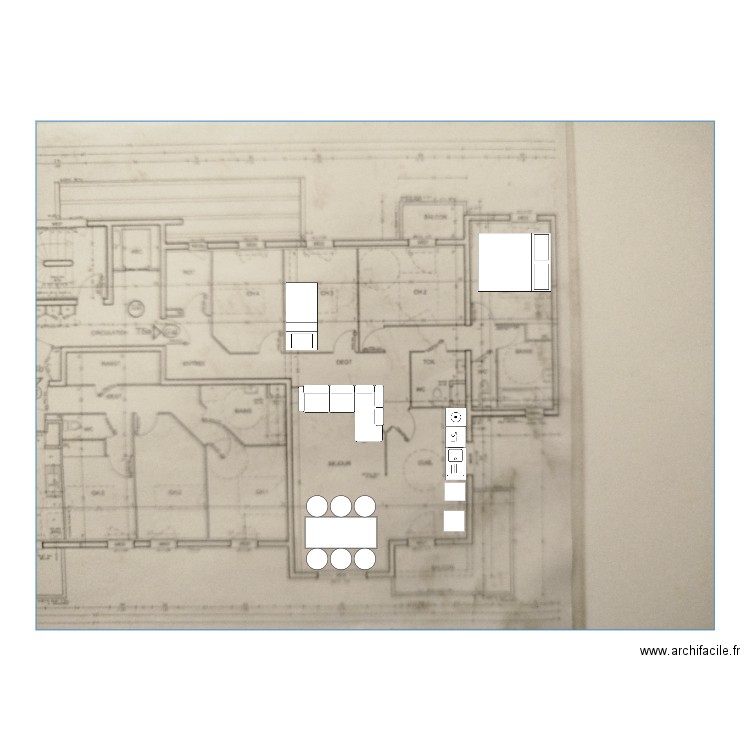 appartmeent glycine. Plan de 0 pièce et 0 m2