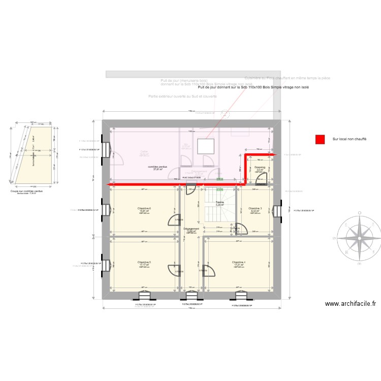 ML25000241 LABORDE. Plan de 18 pièces et 310 m2