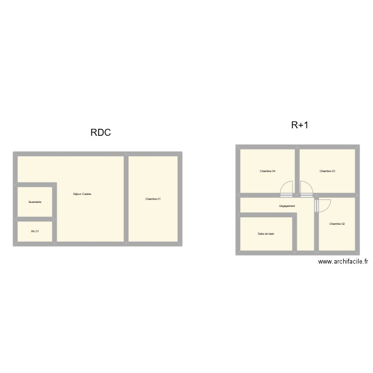 350602174. Plan de 9 pièces et 100 m2