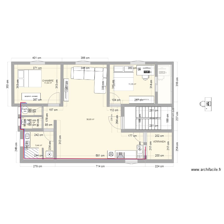 RDC R1 R2 terrasse ver 3.4. Plan de 27 pièces et 284 m2