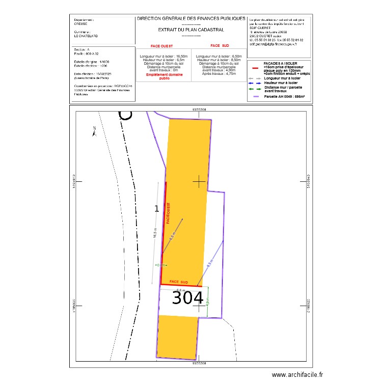 DP2 FURET. Plan de 0 pièce et 0 m2