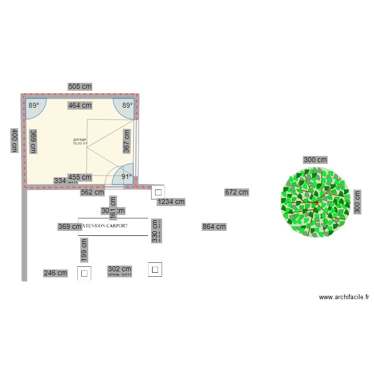 theoff alain. Plan de 1 pièce et 17 m2