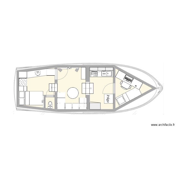 hedwig. Plan de 5 pièces et 25 m2