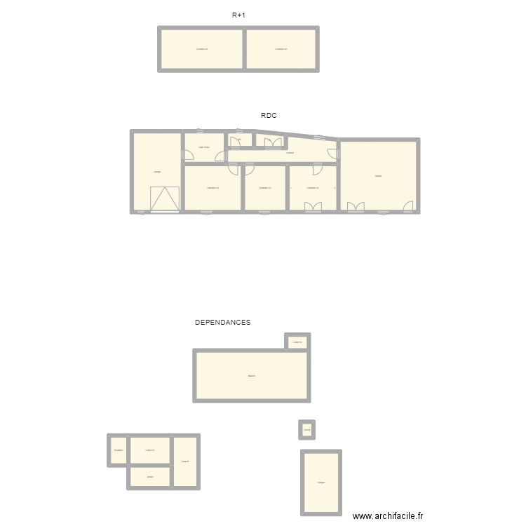 350601937. Plan de 19 pièces et 263 m2