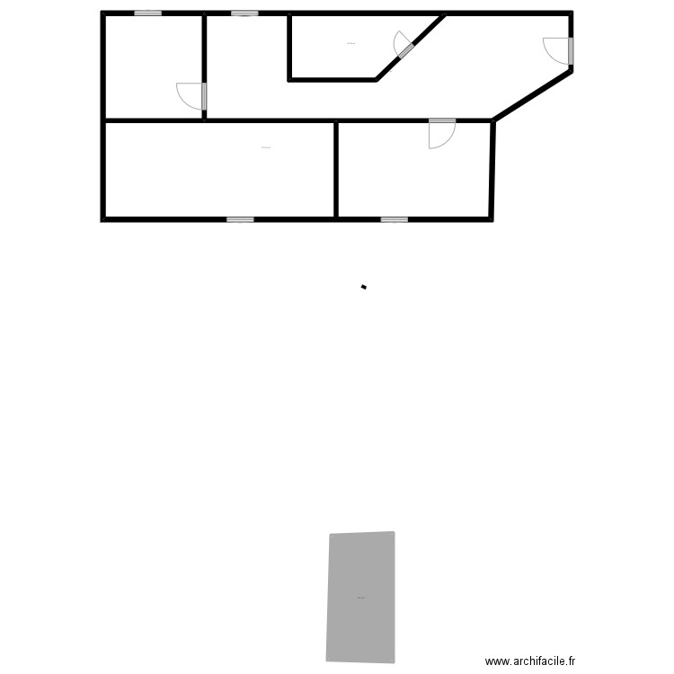 225 WILSON BAT B 4 ETAGE PORTE 4. Plan de 4 pièces et 519 m2