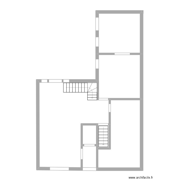 Cottenchy. Plan de 4 pièces et 31 m2