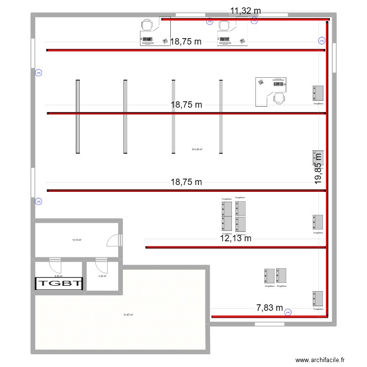 maximax pc  coté. Plan de 5 pièces et 420 m2