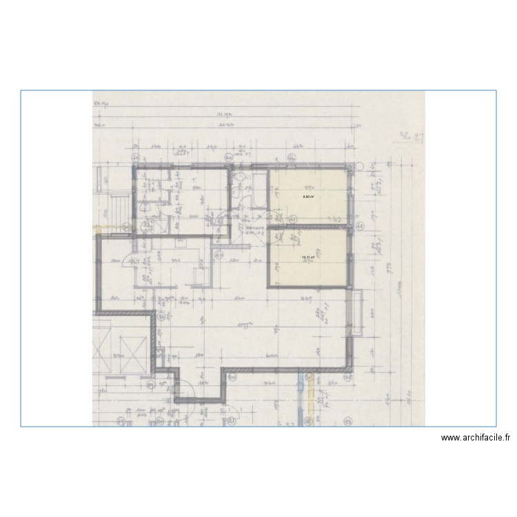 pinkas76 - base. Plan de 2 pièces et 20 m2