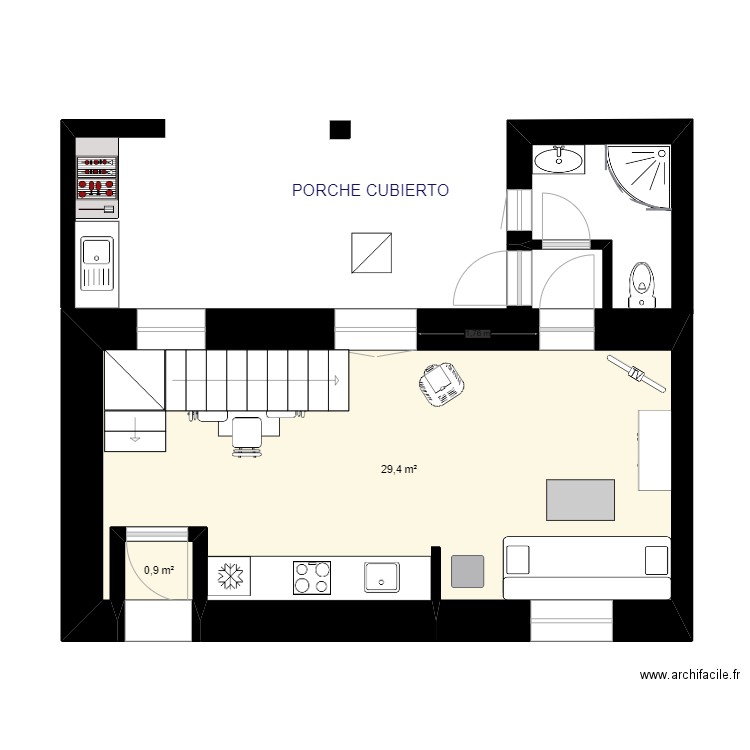 PLANTA BAJA APTO. A   (IZQUIERDA)   11   porche. Plan de 0 pièce et 0 m2