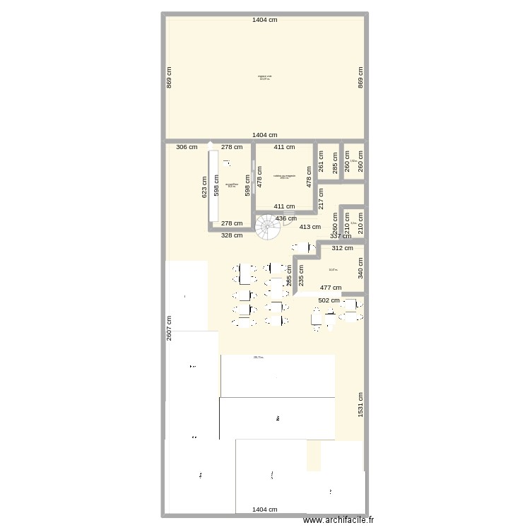 bassin escalade. Plan de 7 pièces et 476 m2