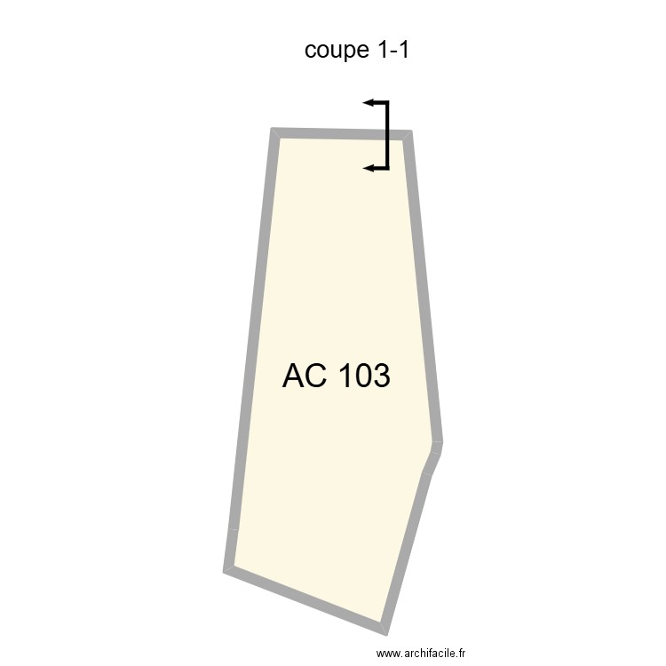 plan de Masse Marco. Plan de 1 pièce et 55 m2