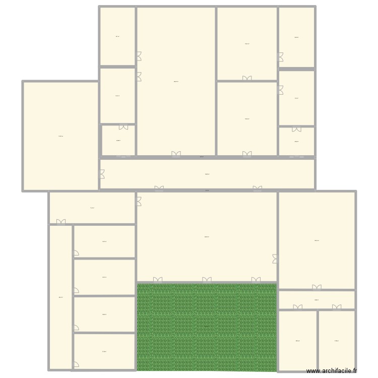 basket elite. Plan de 24 pièces et 2251 m2