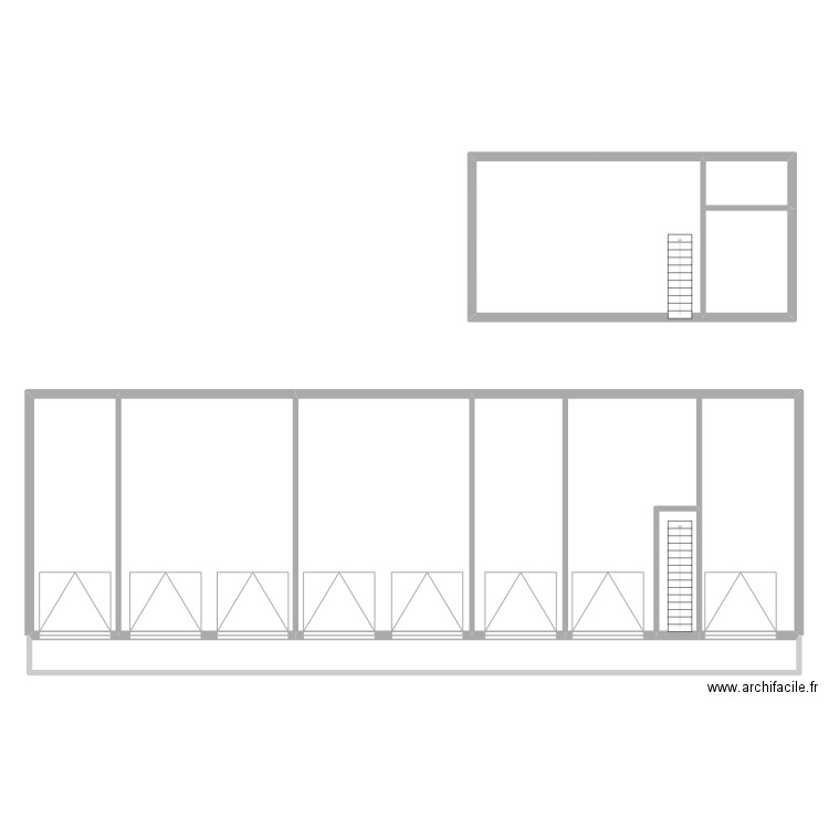 FLAMENT 2. Plan de 9 pièces et 279 m2