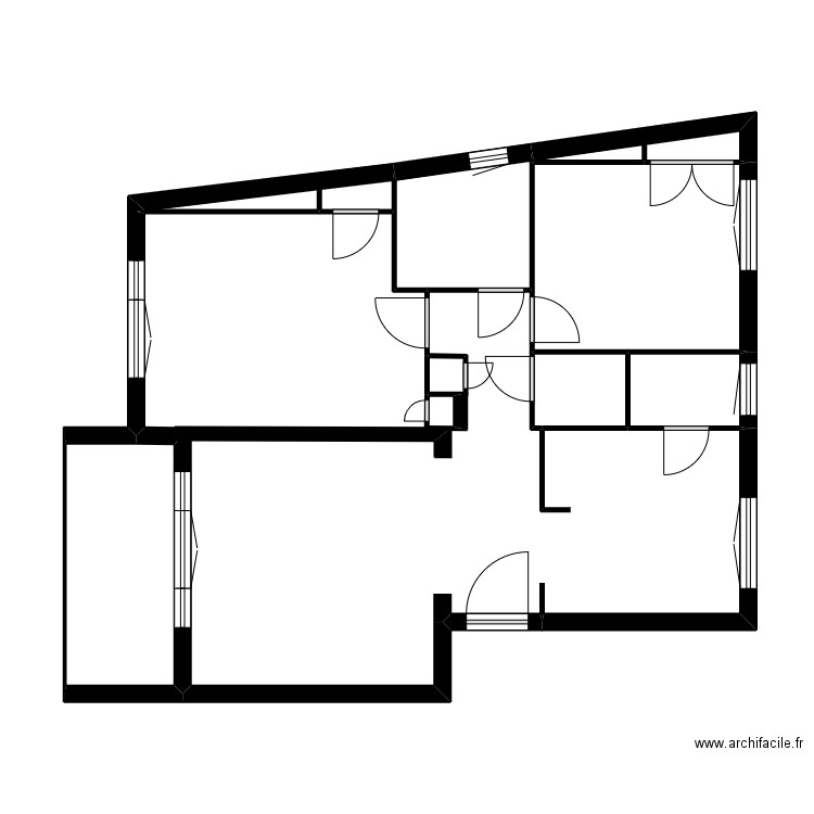 BROCAL. Plan de 9 pièces et 69 m2