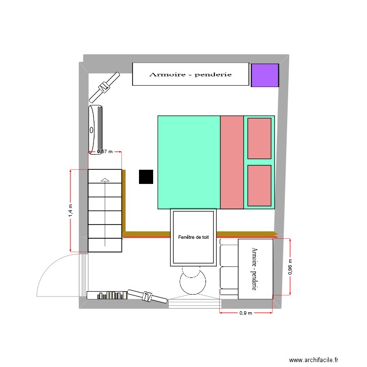 rennes final mezzanine. Plan de 0 pièce et 0 m2