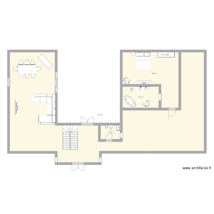 Maison de rêve 2 . Plan de 4 pièces et 191 m2