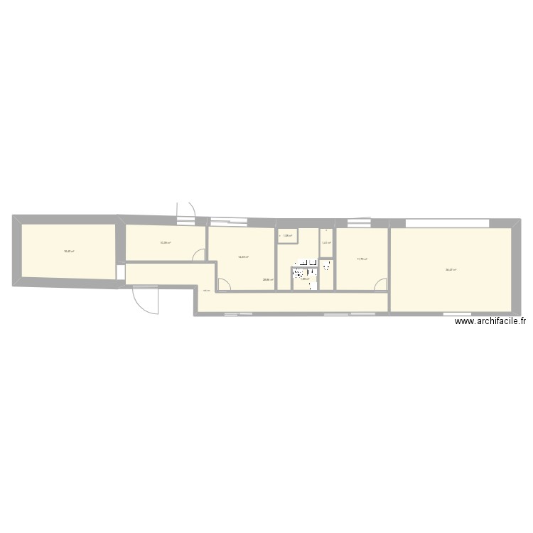 LONGERE FINALE FENETRE SDB. Plan de 9 pièces et 127 m2